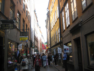 Västerlånggatan i Stockholm