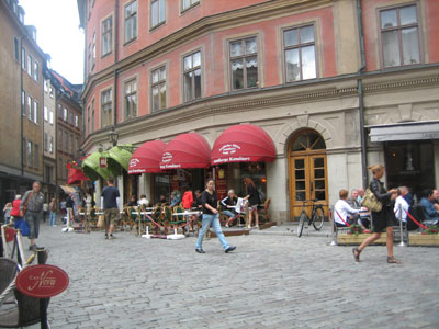 Järntorget in Gamla stan in Stockholm
