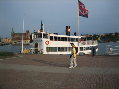 Boat excursions from Stadshuset, the City Hall, in Stockholm