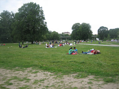 Rålambshovsparken in Kungsholmen in Stockholm