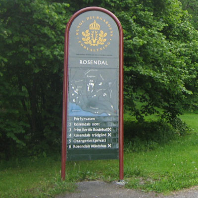 Rosendals trädgård in Djurgården in Stockholm