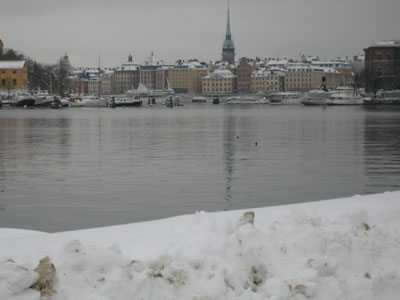 View towards Gamla stan
