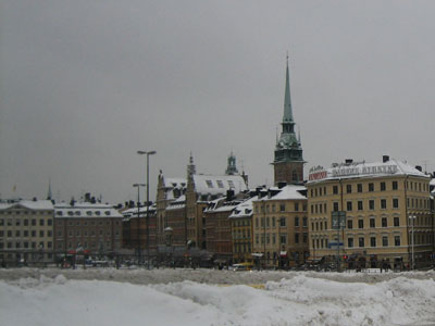 View towards Gamla stan